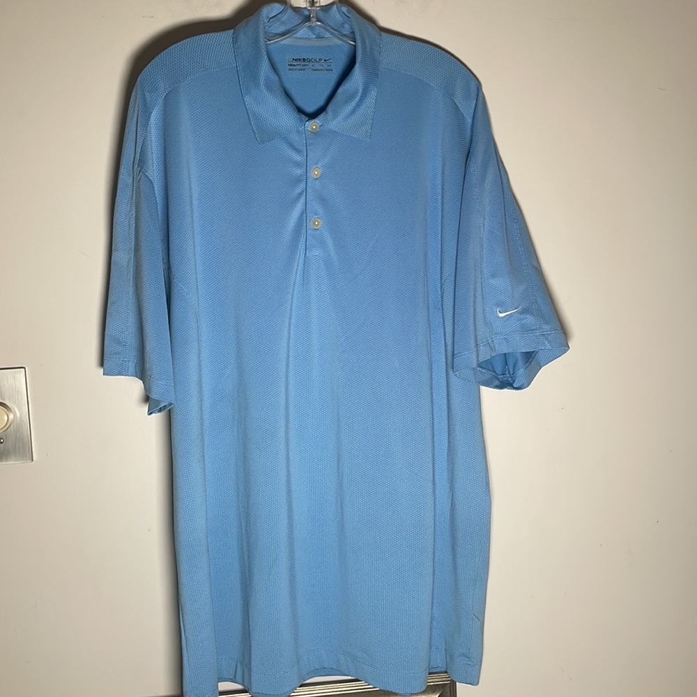 Nike Golf Dri-fit Polo Shirt Blue Men’s Big and Tall XL